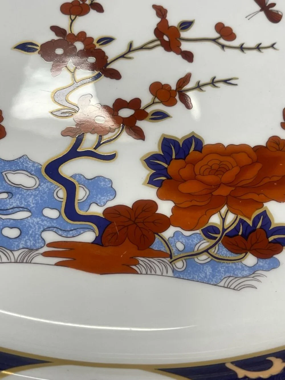 Spode Shima Y8172-G 15” Oval Bone China Serving Platter